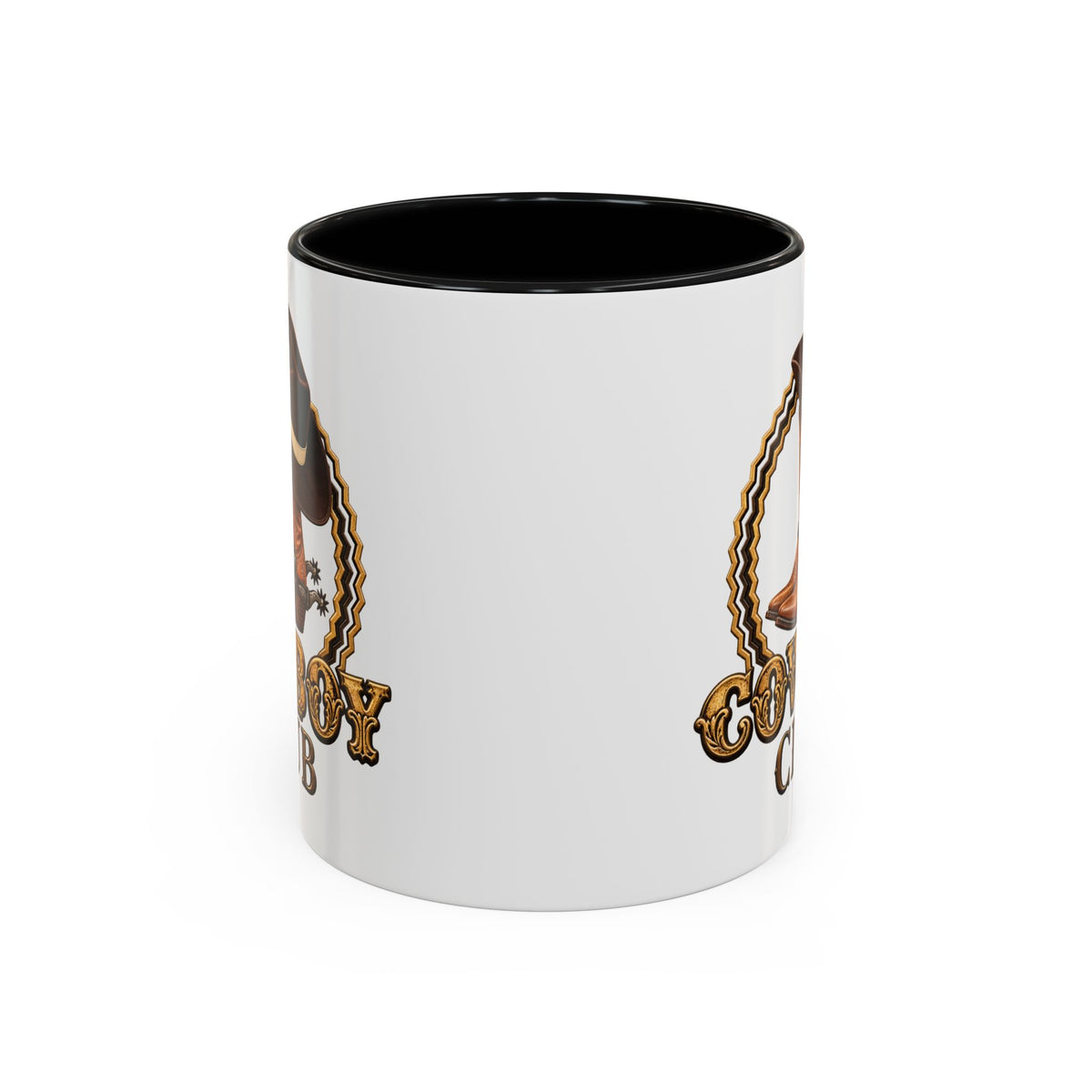 Accent Coffee Mug (11, 15oz) - Cowboys - Cowboy Club - Color - 3D Transparent