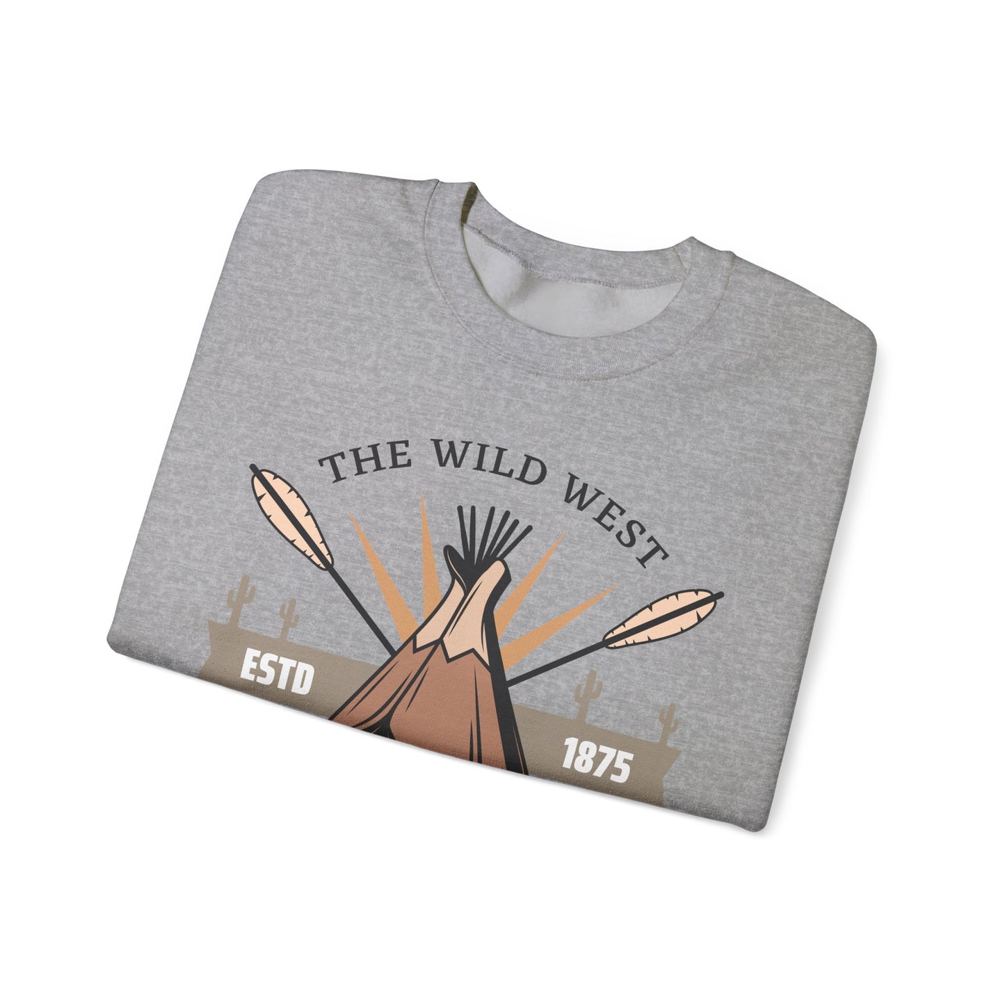 Crewneck Sweatshirt - The Wild West - Native American