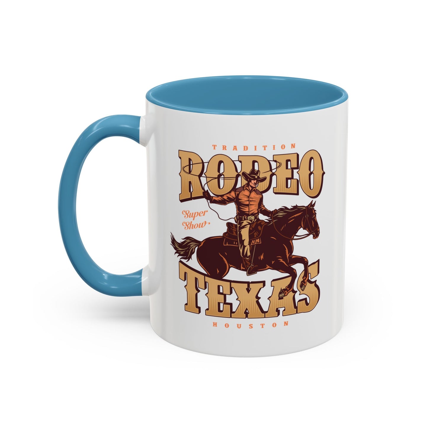Accent Coffee Mug (11, 15oz) - Tradition Rodeo Super Show - Houston, Texas