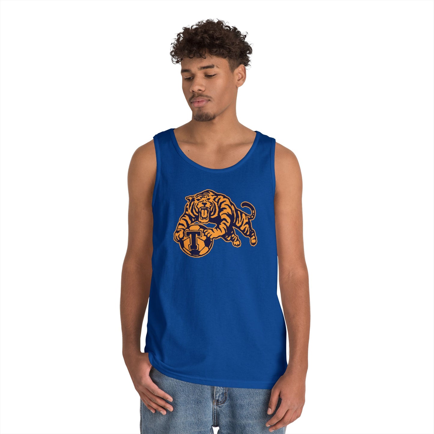 Unisex Heavy Cotton Tank Top - Tiger
