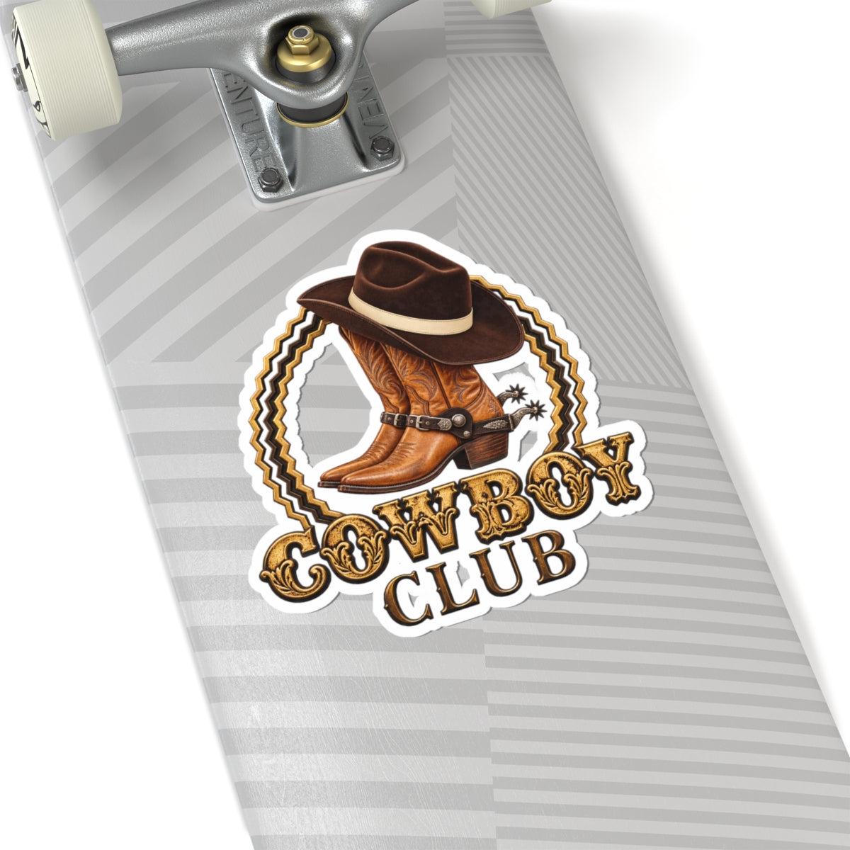 Kiss-Cut Stickers - Cowboys - Cowboy Club - Color - 3D Transparent