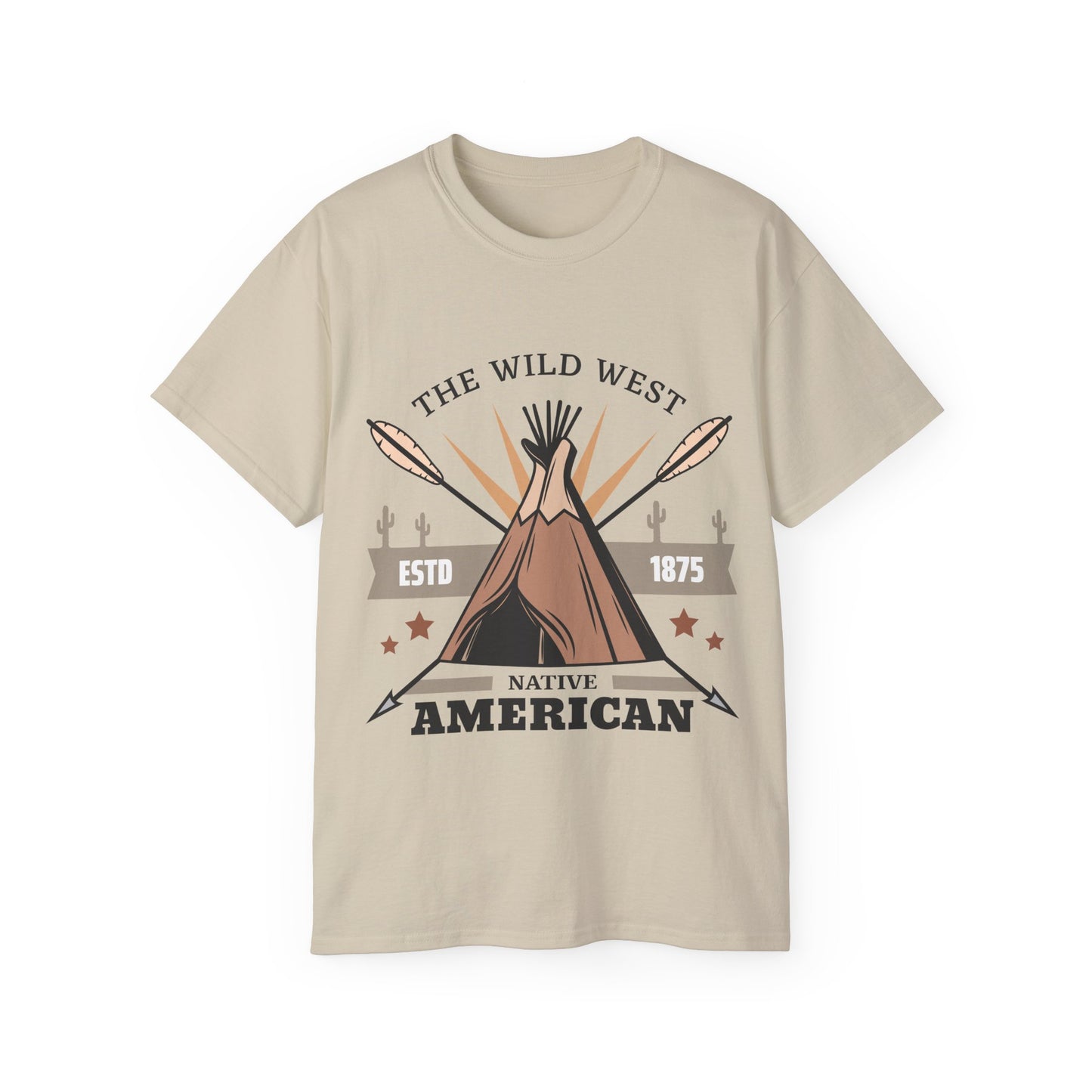 Unisex Ultra Cotton Tee - The Wild West - Native American