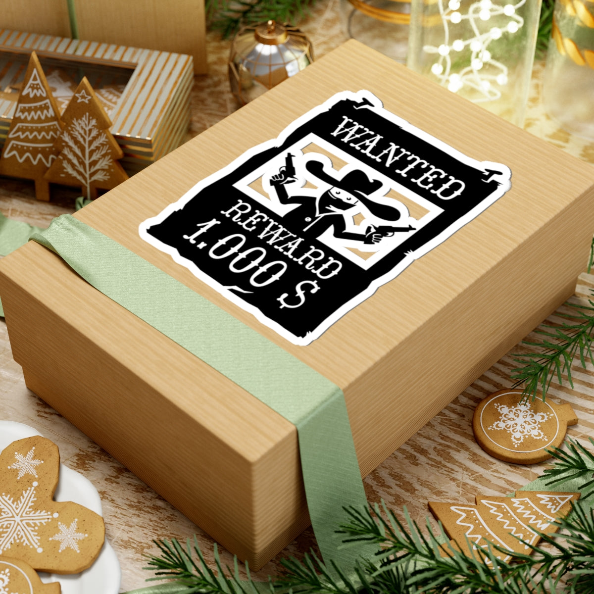 Kiss-Cut Stickers - Wanted Poster X 300