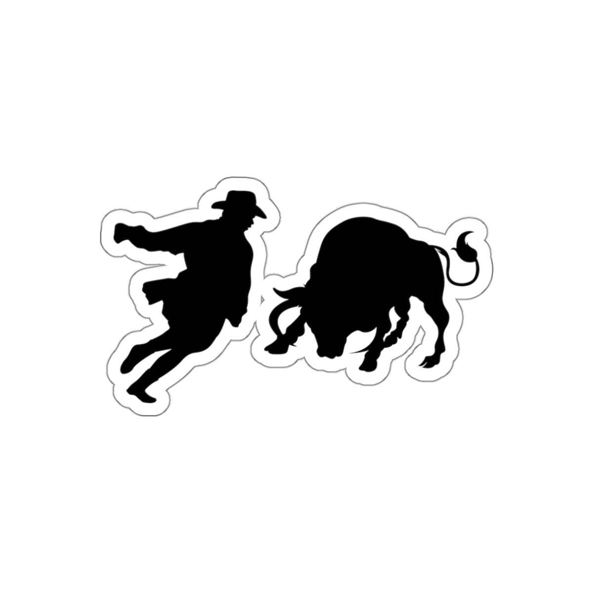 Die-cut stickers - Clown and Bull - Silhouette