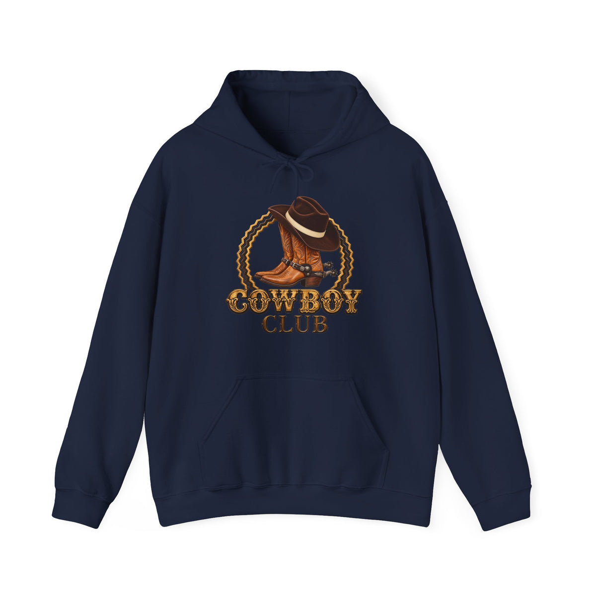 Hoodie — Cowboys - Cowboy Club - Color - 3D Transparent
