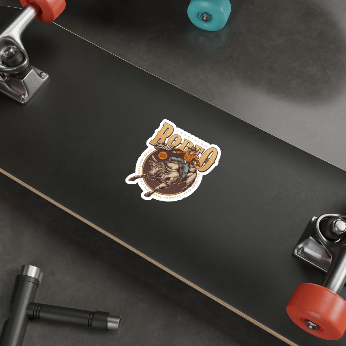 Die-cut stickers - Tradition Rodeo Bull - Real Cowboys