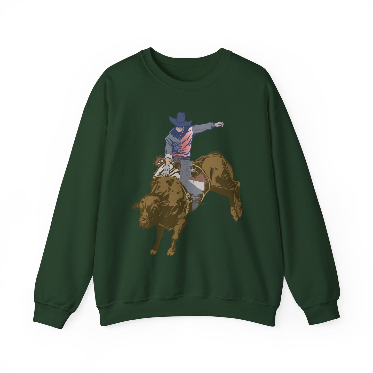 Crewneck Sweatshirt - Cowboy - Rodeo