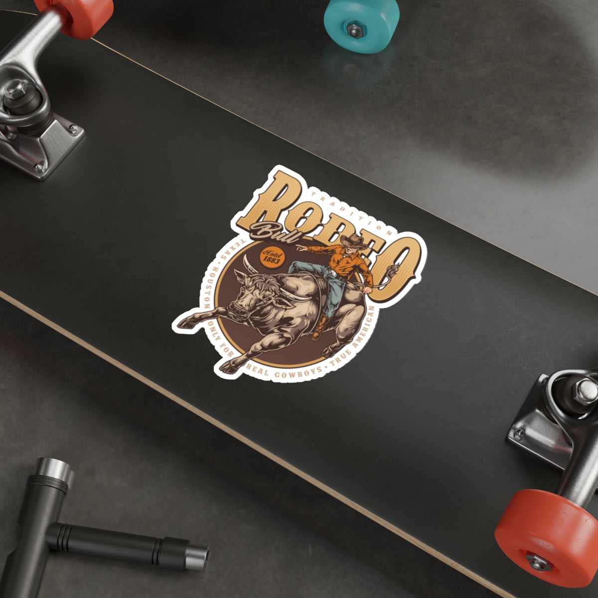 Die-cut stickers - Tradition Rodeo Bull - Real Cowboys