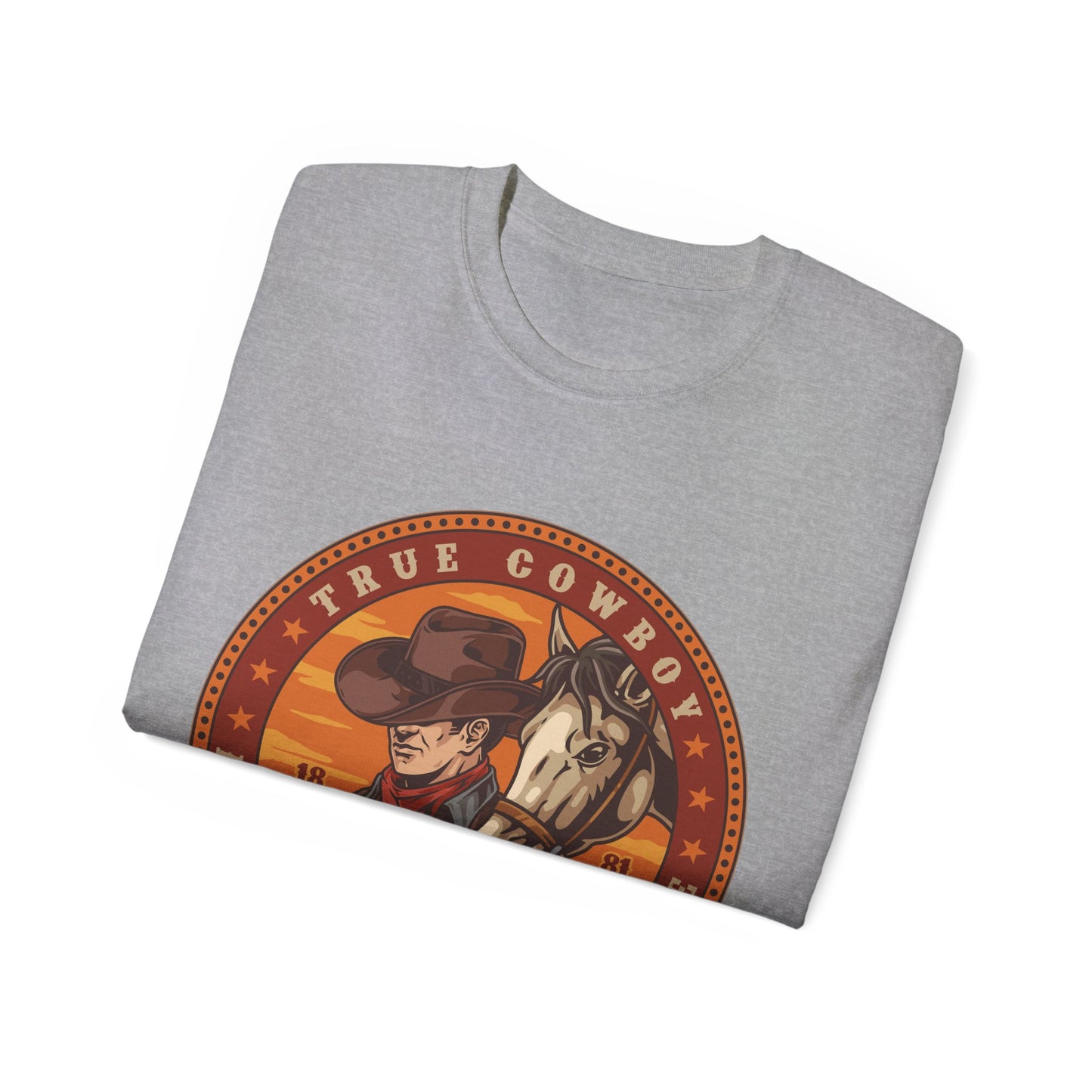 Unisex Ultra Cotton Tee - True Cowboy - American Heritage