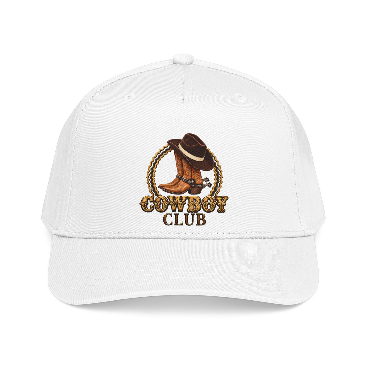 Mid Profile Baseball Cap — Cowboys - Cowboy Club - Color - 3D Transparent