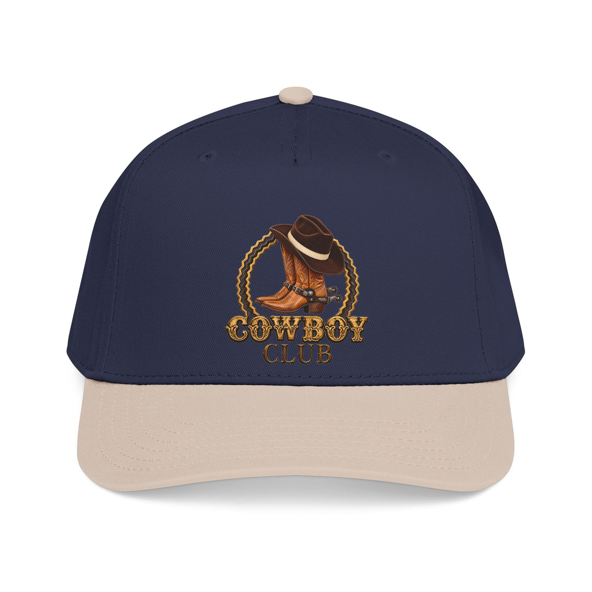 Mid Profile Baseball Cap — Cowboys - Cowboy Club - Color - 3D Transparent