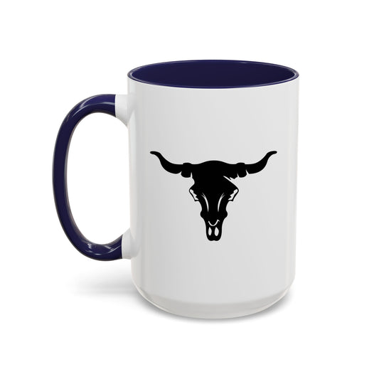 Accent Coffee Mug (11, 15oz) - Cattle Skull X 300