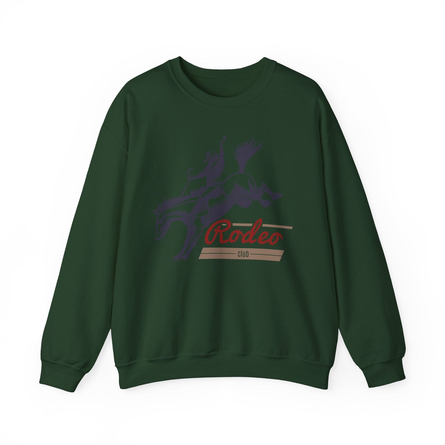 Crewneck Sweatshirt - Western Cowboy - Rodeo Club