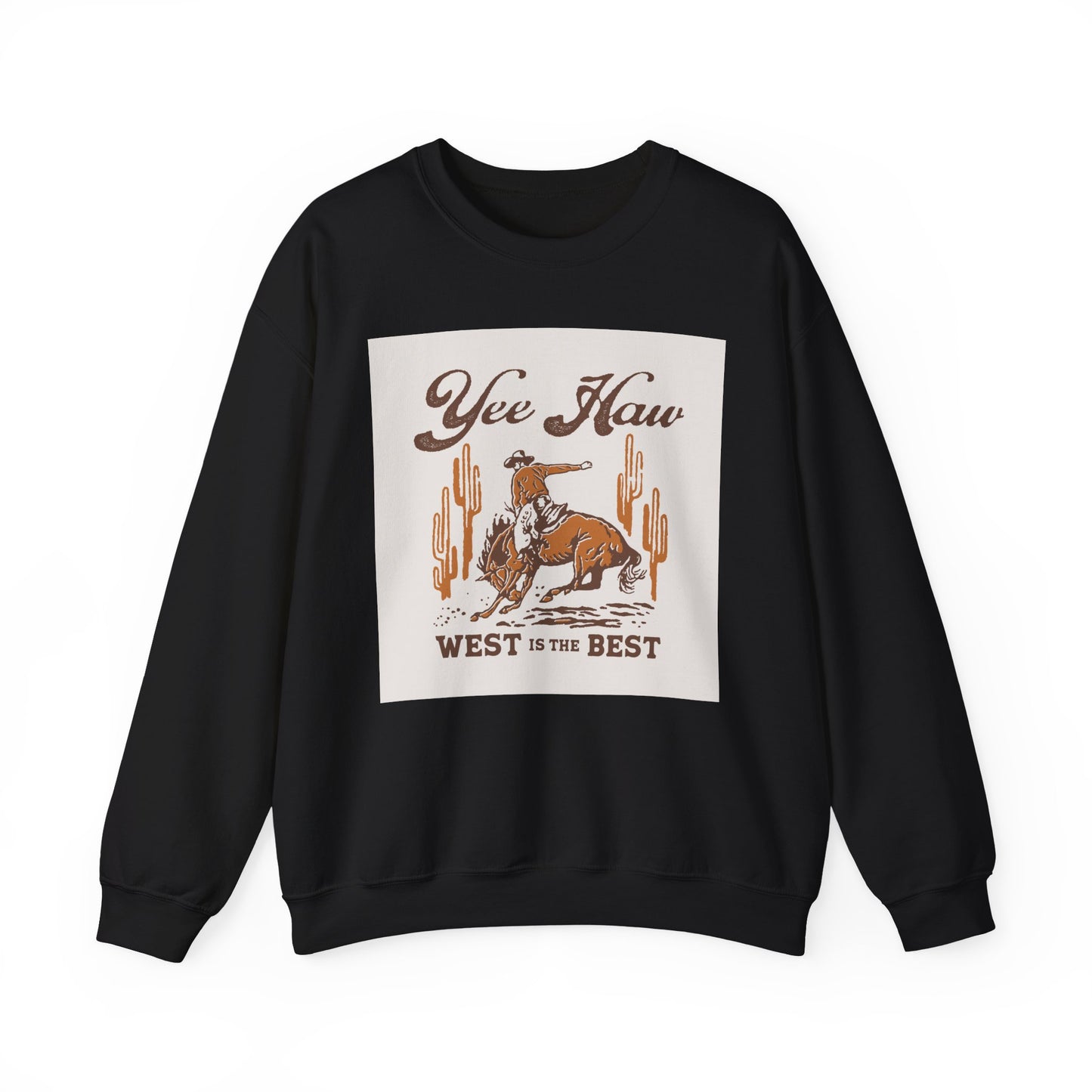 Crewneck Sweatshirt - Wild West Cowboy - Yee Haw