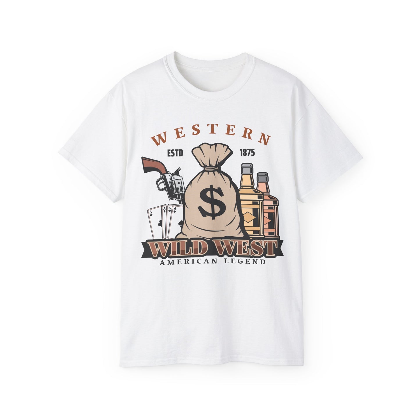 Unisex Ultra Cotton Tee - Western - Wild West - American Legend