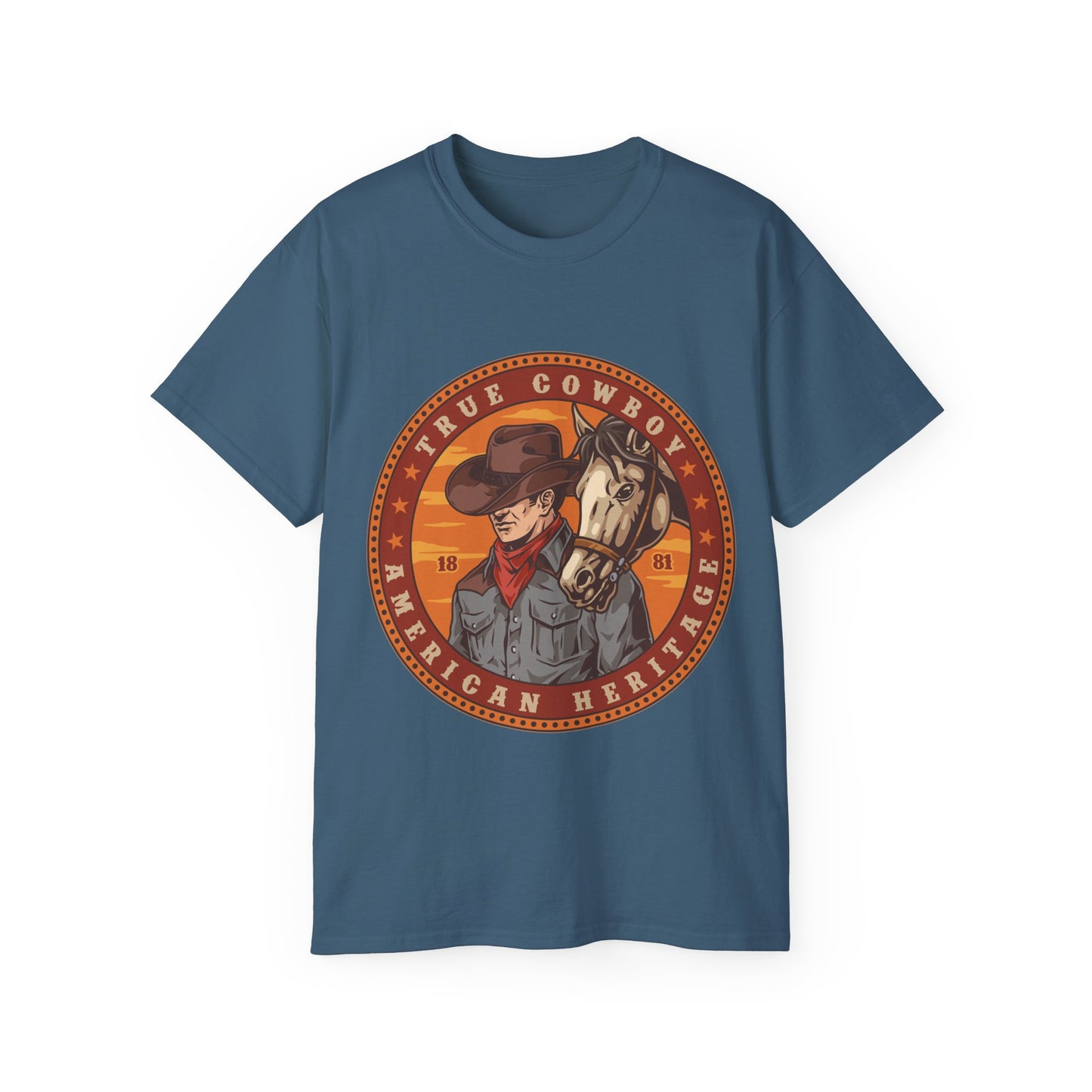 Unisex Ultra Cotton Tee - True Cowboy - American Heritage
