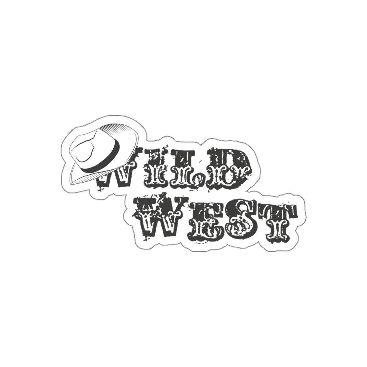 Die-cut stickers - Wild West Hat