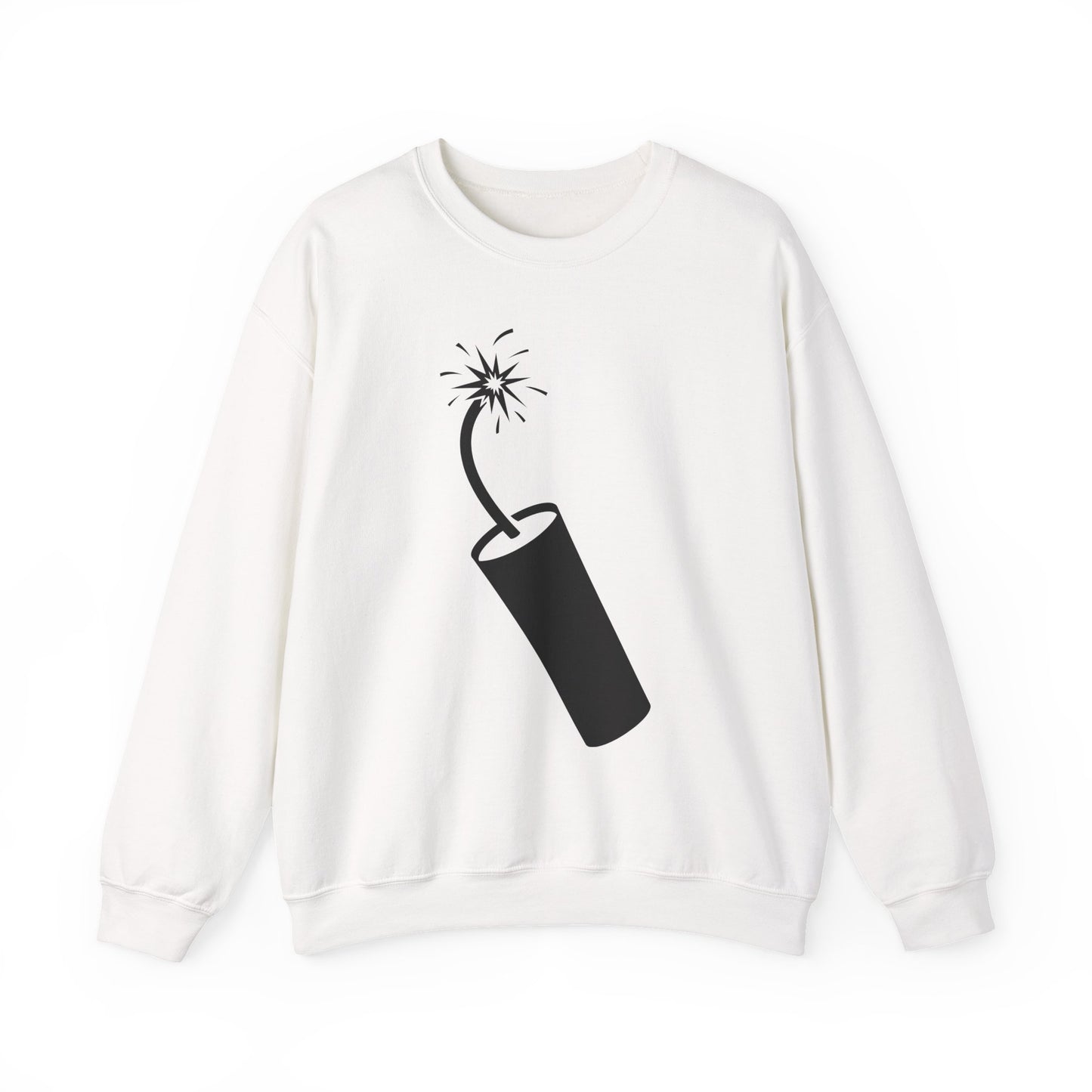 Crewneck Sweatshirt - Dynamite Stick w Burng Fuse X 300