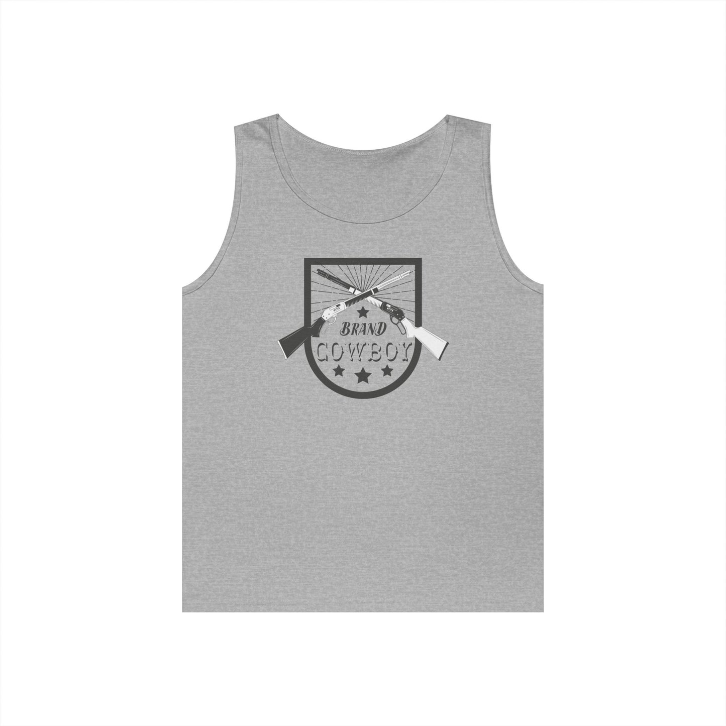 Unisex Heavy Cotton Tank Top - Brand Cowboy