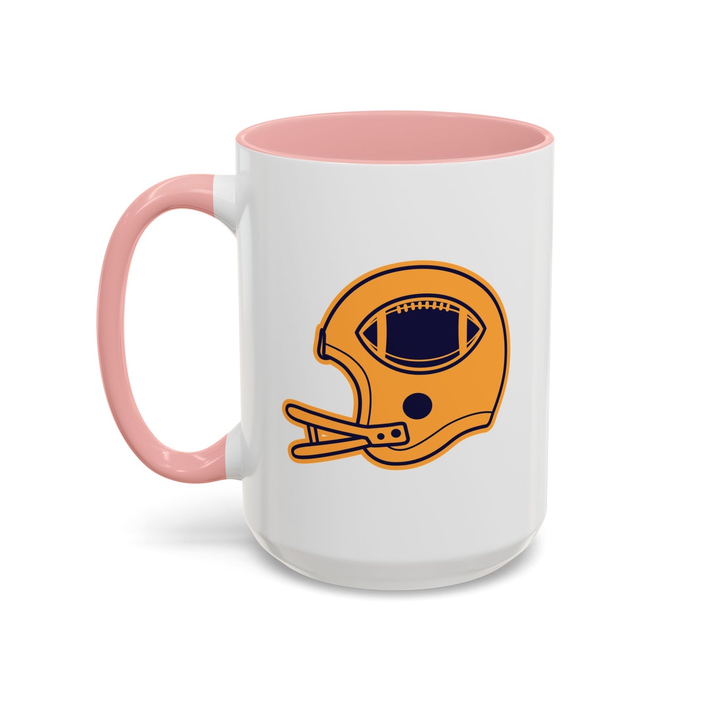 Accent Coffee Mug (11, 15oz) - Football Helmet