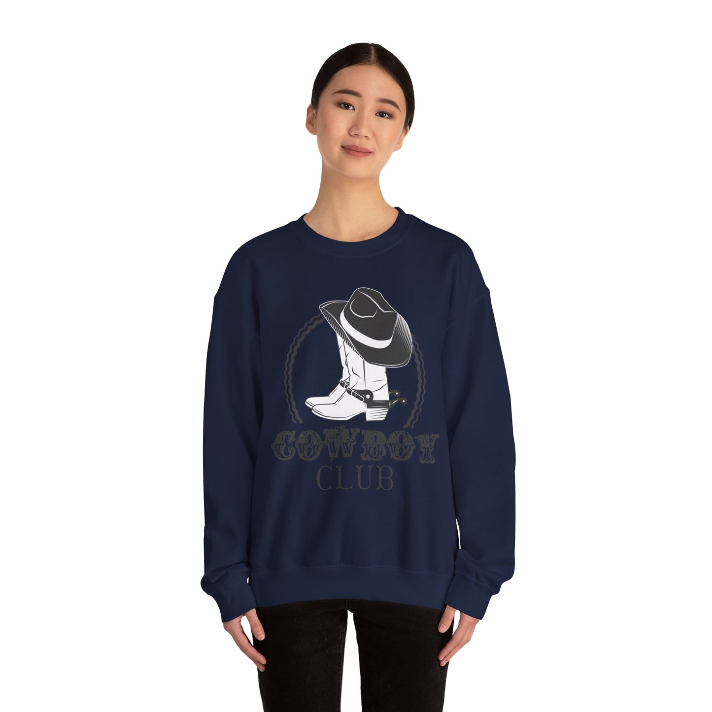 Crewneck Sweatshirt - Cowboy Club