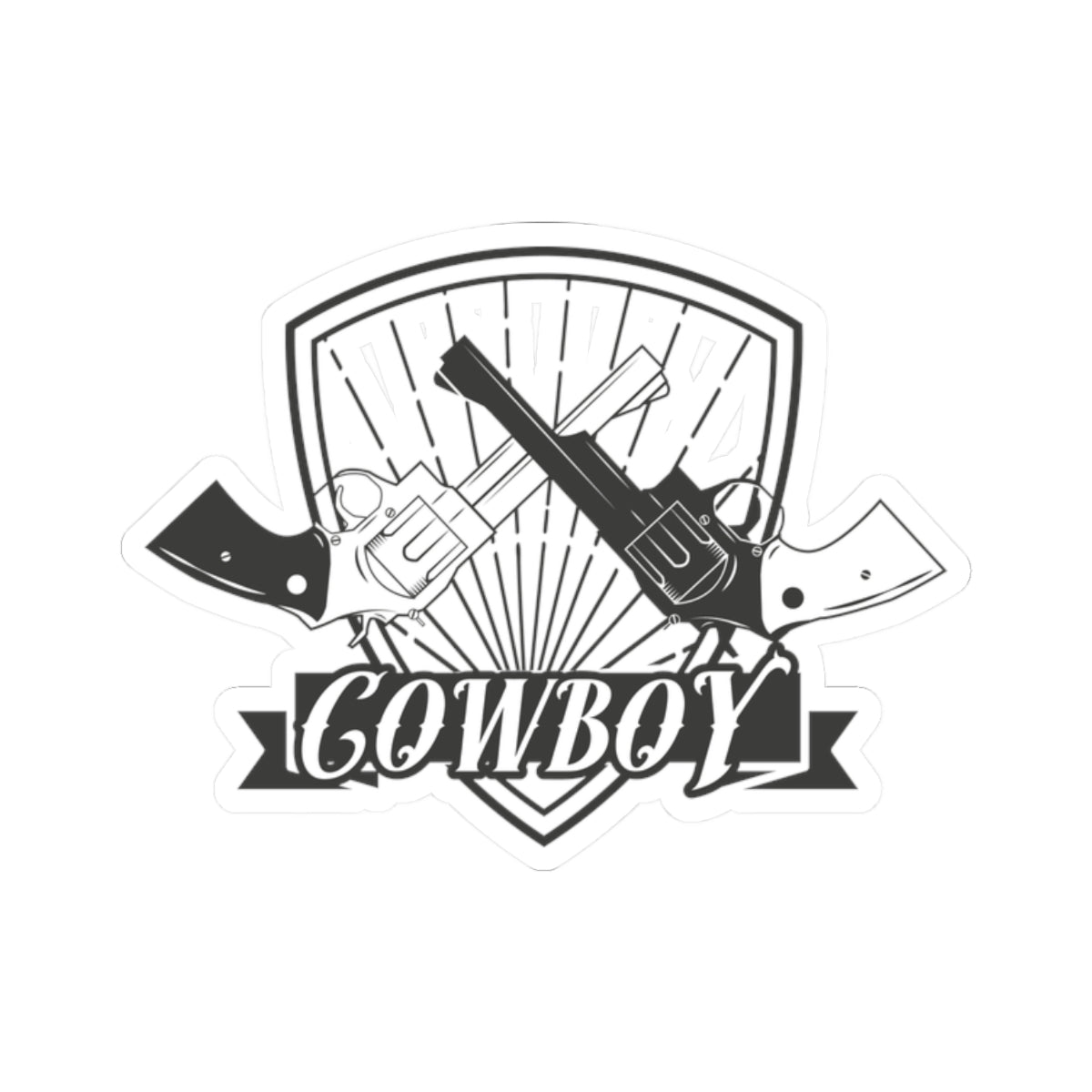 Kiss-Cut Stickers - Cowboy Rifles