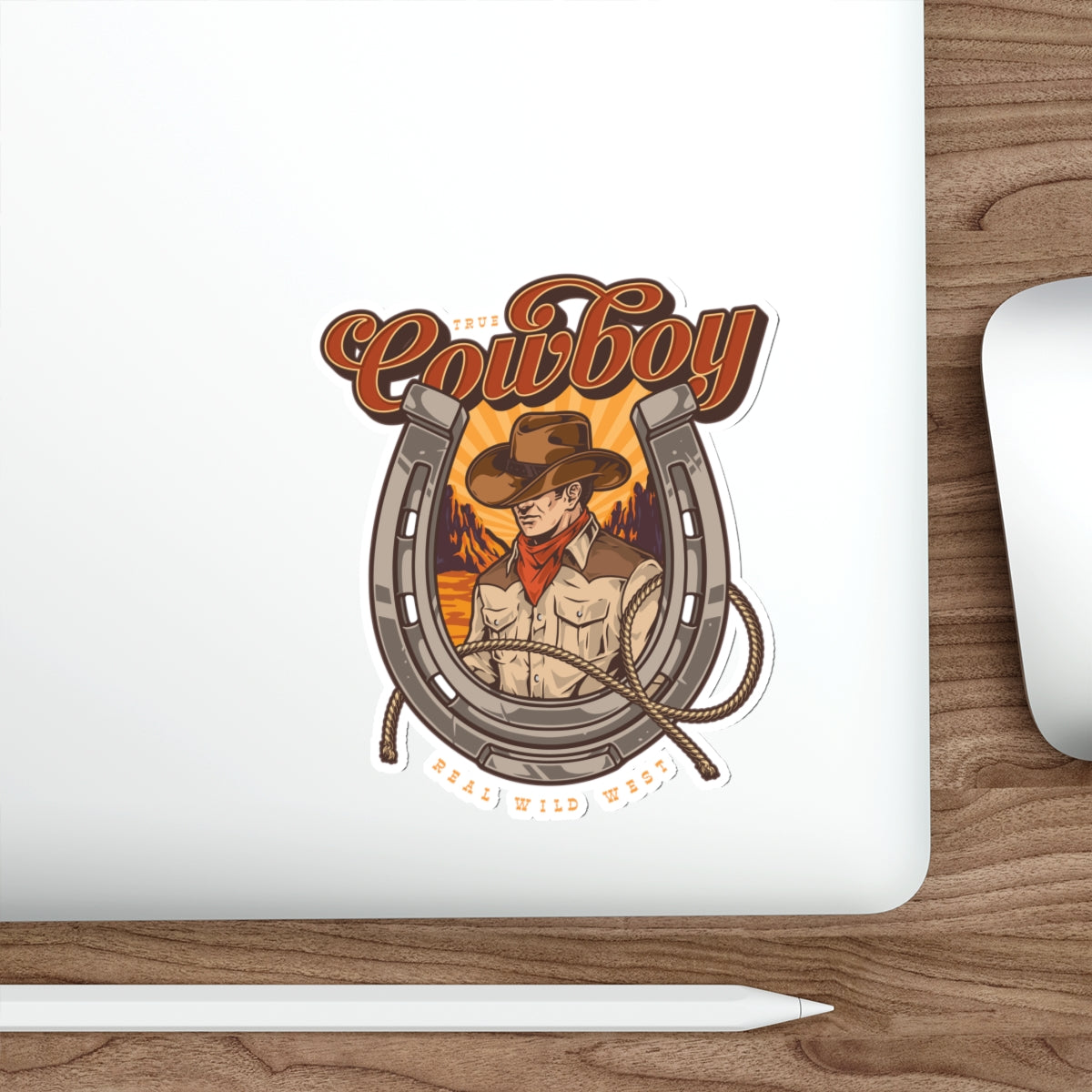 Die-cut stickers - True Cowboy - Real Wild West