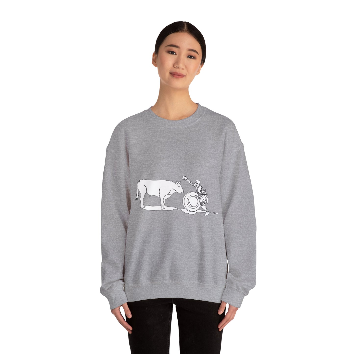 Crewneck Sweatshirt - Clown and Bull - LA