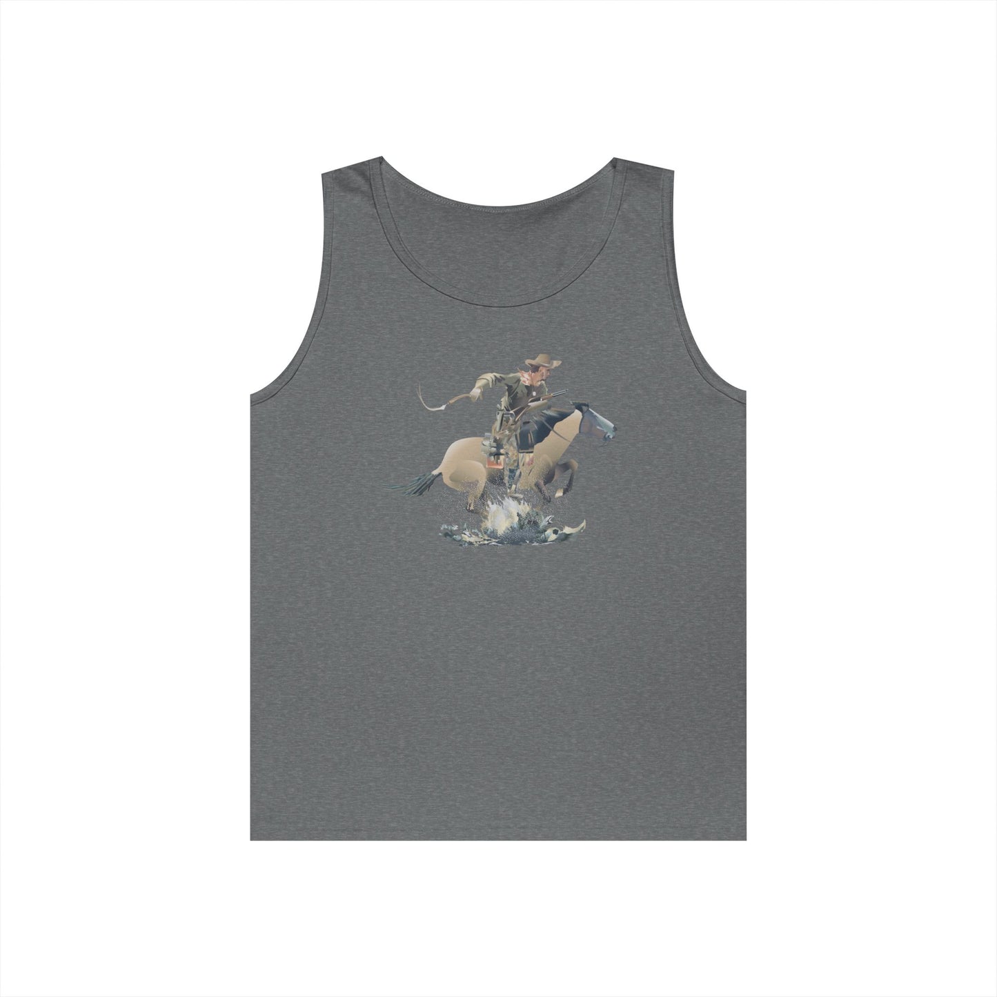 Unisex Heavy Cotton Tank Top - COWBOY