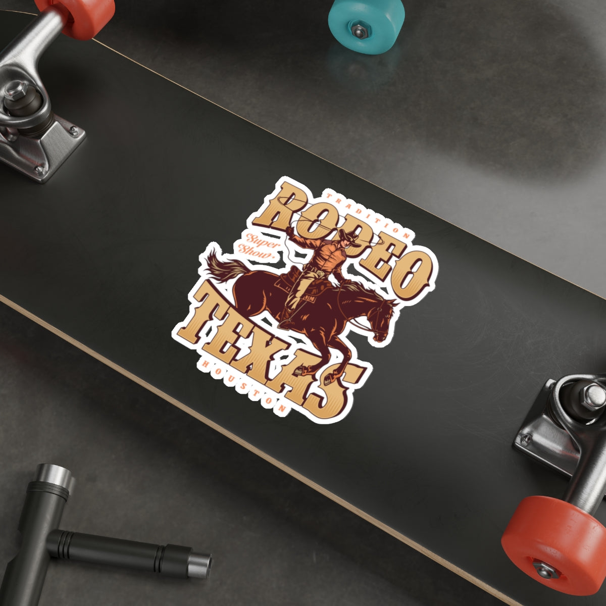 Die-cut stickers - Tradition Rodeo Super Show - Houston, Texas