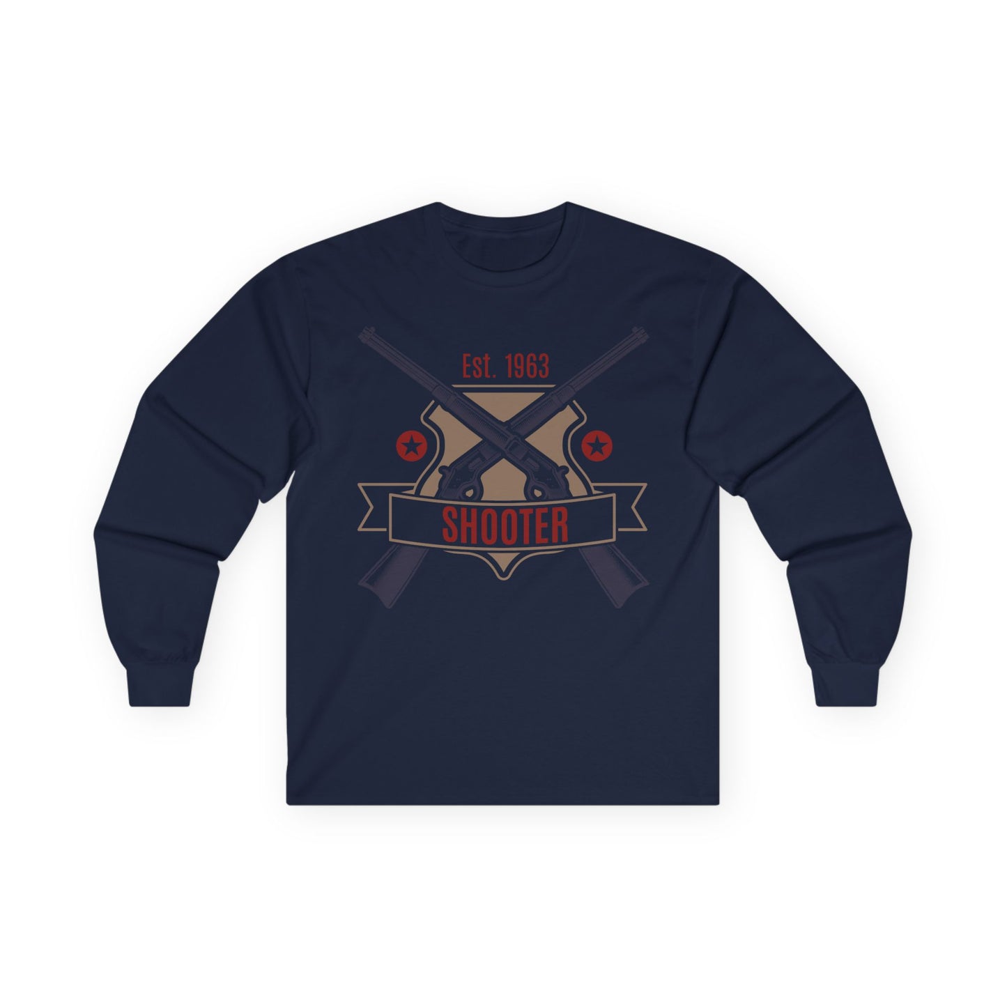 Unisex Ultra Cotton Long Sleeve Tee - Shooter - Revolver