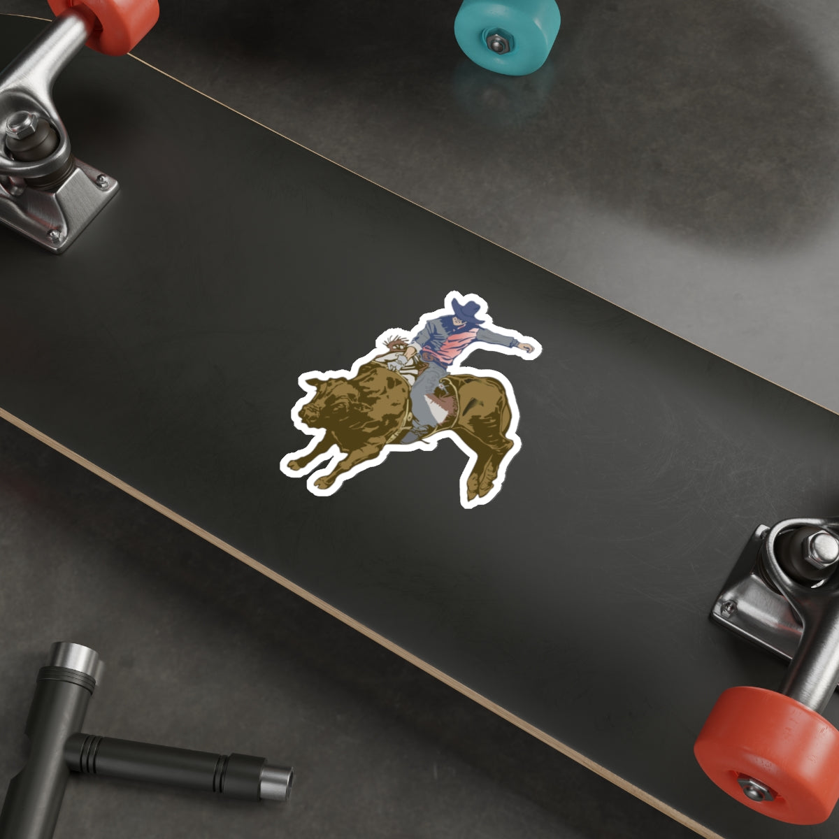 Die-cut stickers - Cowboy - Rodeo