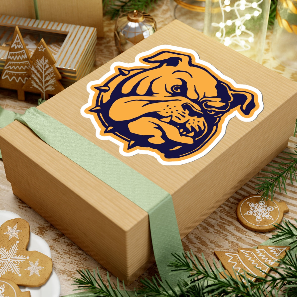 Kiss-Cut Stickers - Bulldog Head