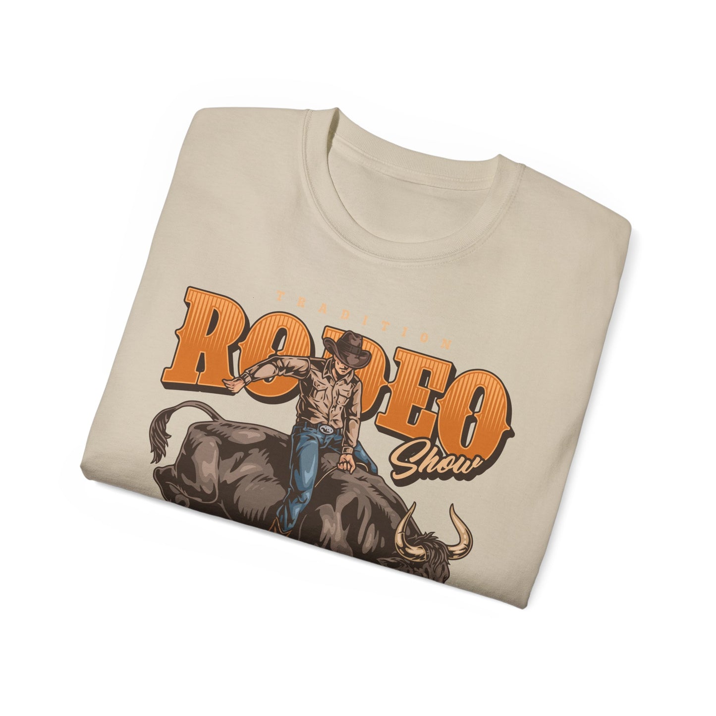 Unisex Ultra Cotton Tee - Tradition Rodeo Show - Bull Riding Events