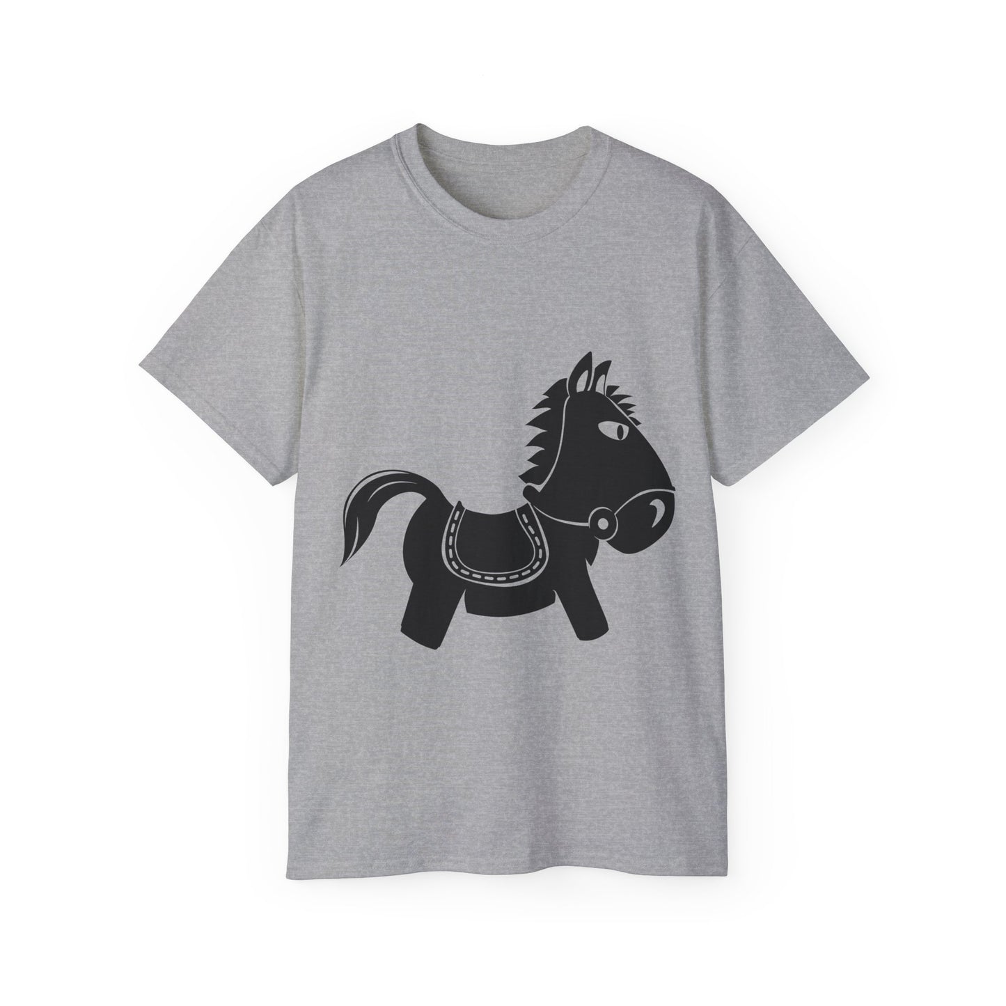 Unisex Ultra Cotton Tee - Kids Rocking Horse X 300