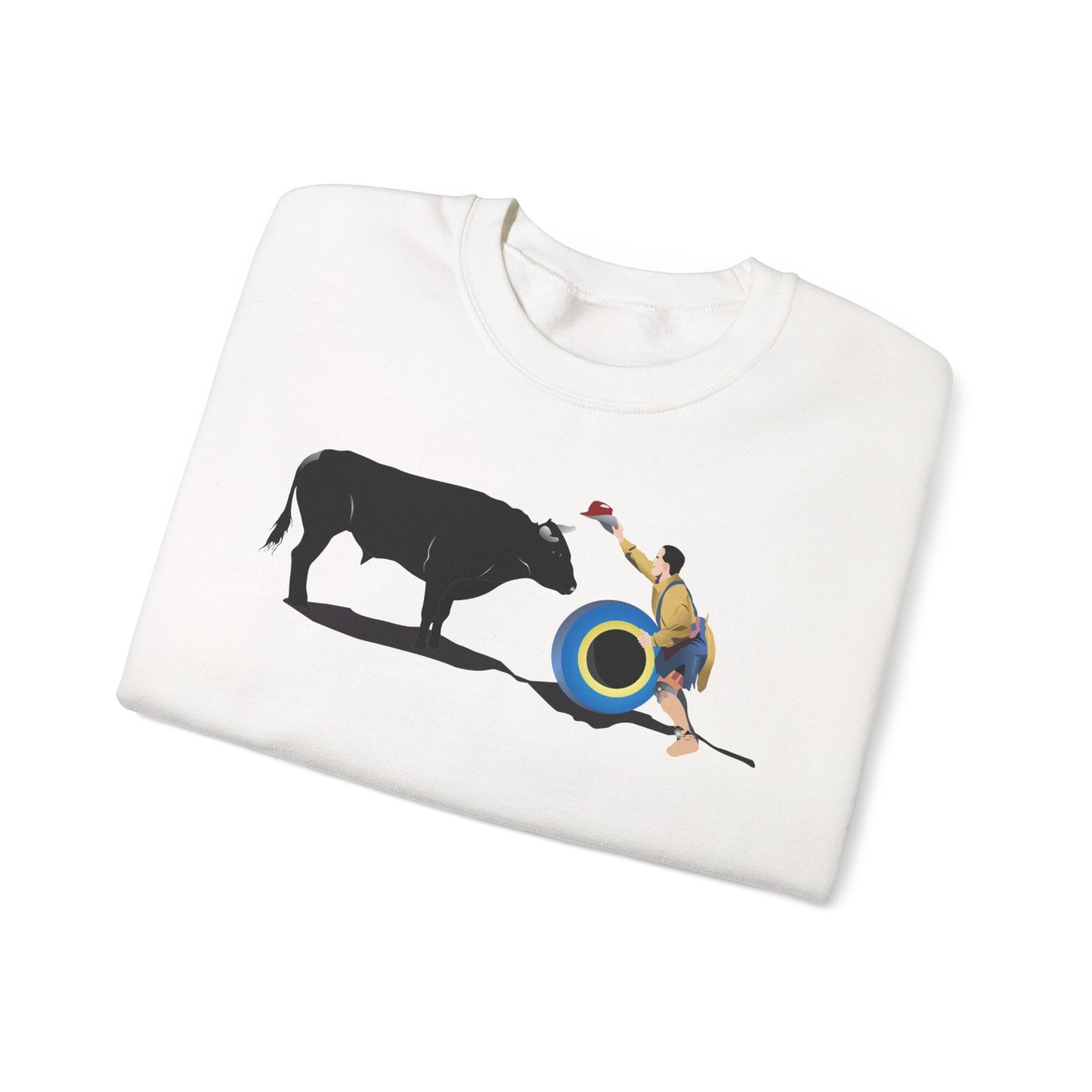 Crewneck Sweatshirt - Clown and Bull