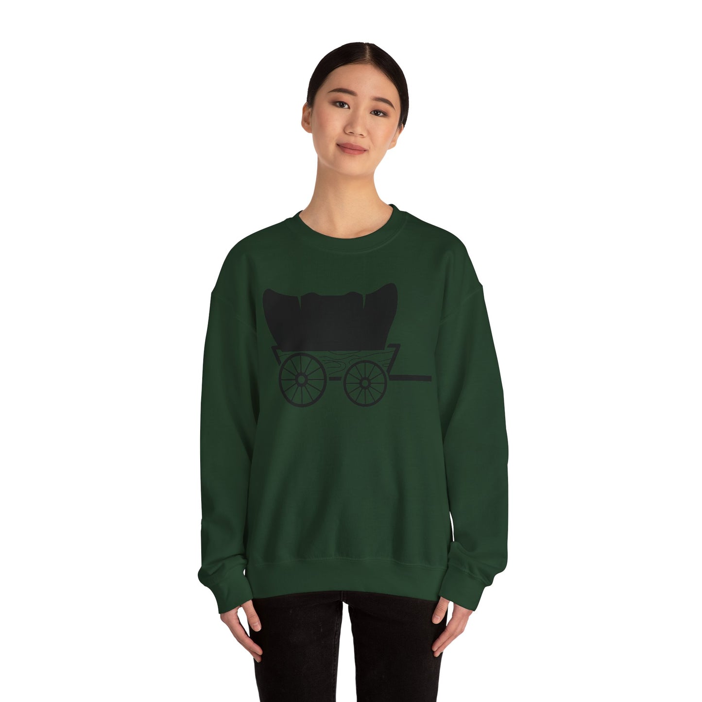 Crewneck Sweatshirt - Covered Wagon X 300