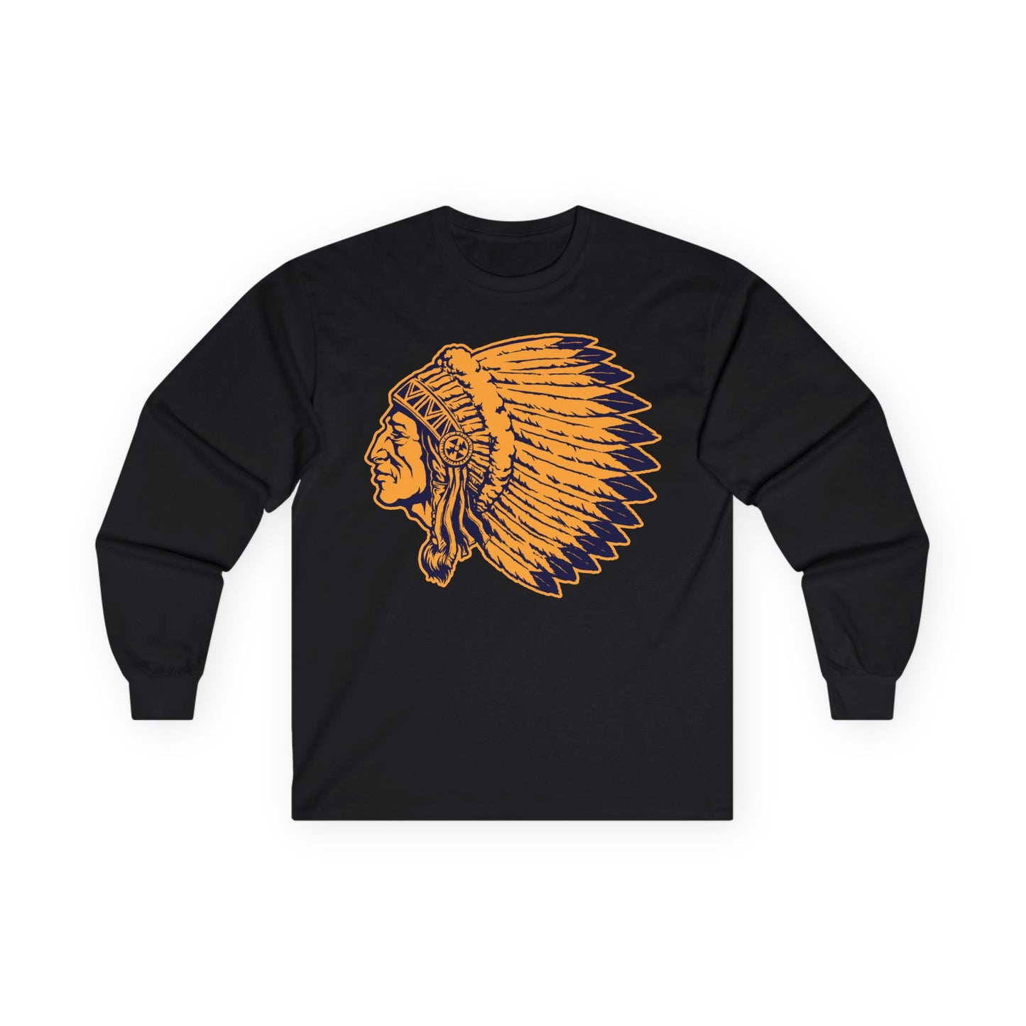 Unisex Ultra Cotton Long Sleeve Tee - Indian Chief