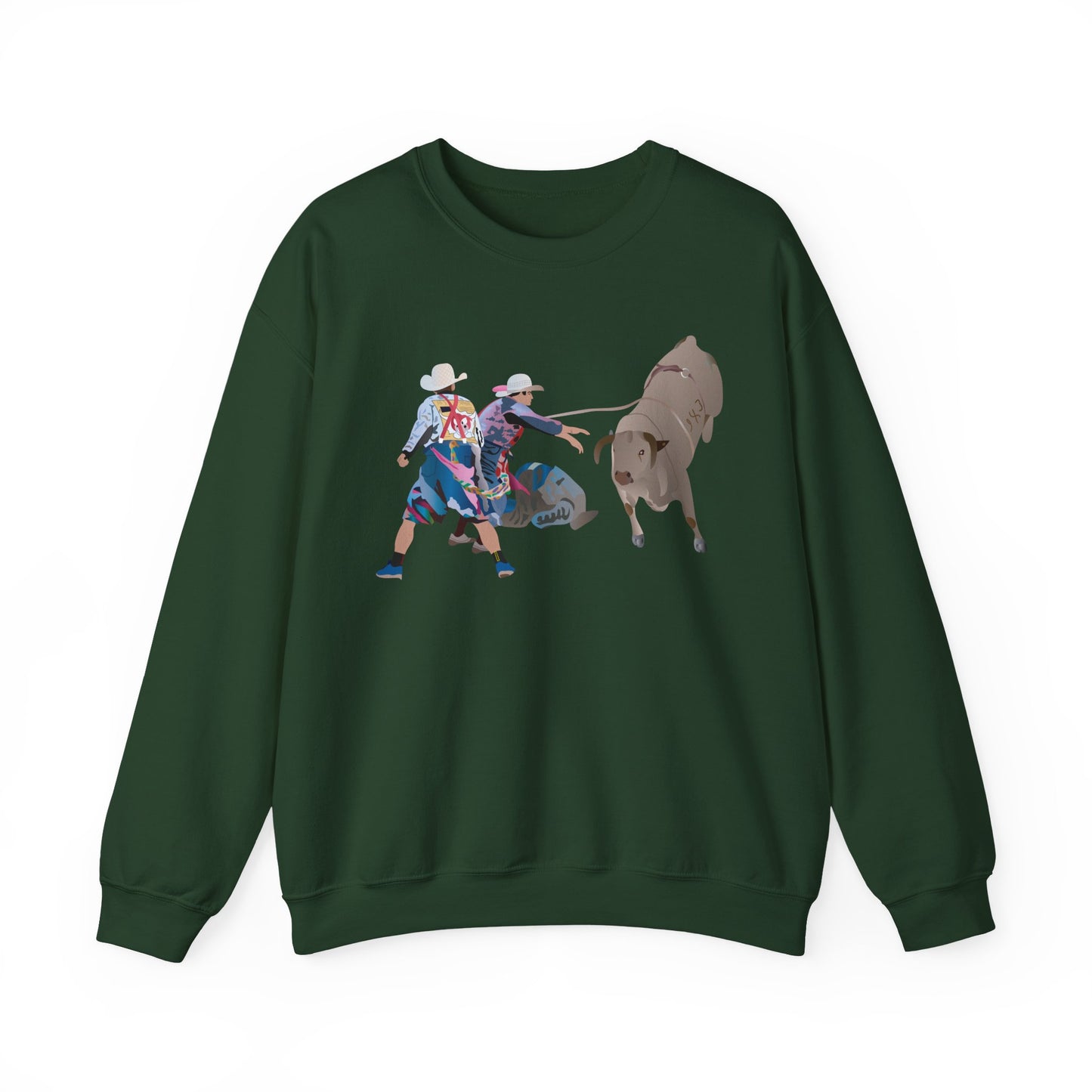 Crewneck Sweatshirt - Clowns and Bull