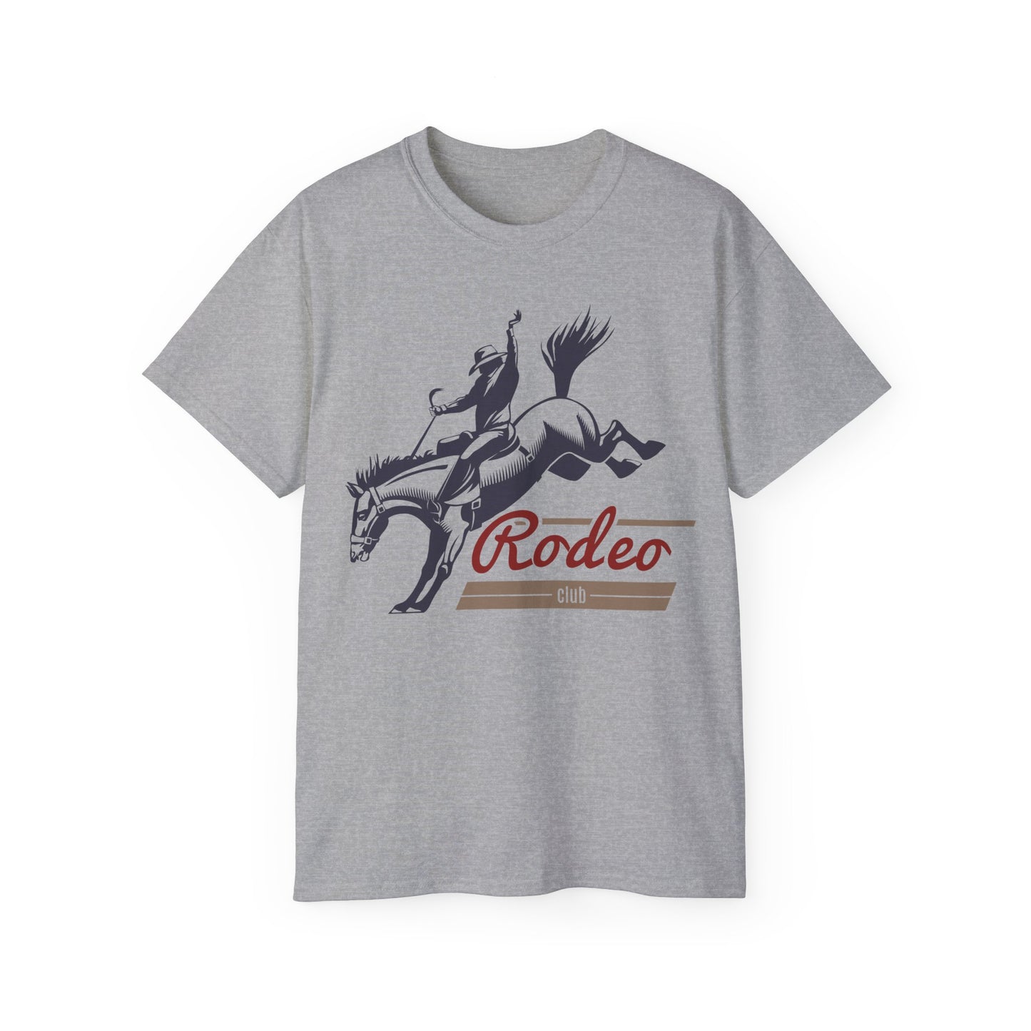 Unisex Ultra Cotton Tee - Western Cowboy - Rodeo Club