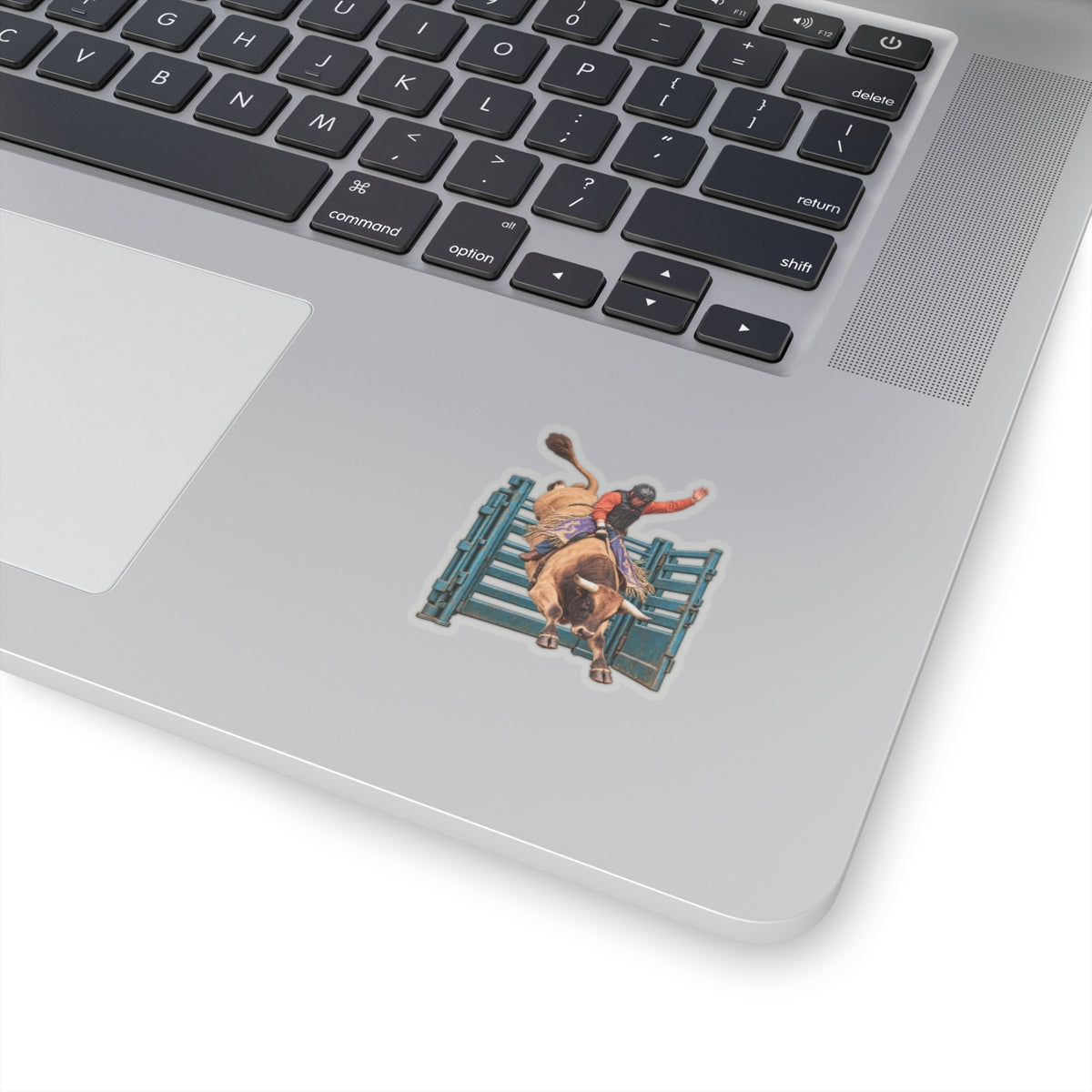 Kiss-Cut Stickers - Cowboys - Bull Rider - Out of the Chute - without Text - 3D Transparent