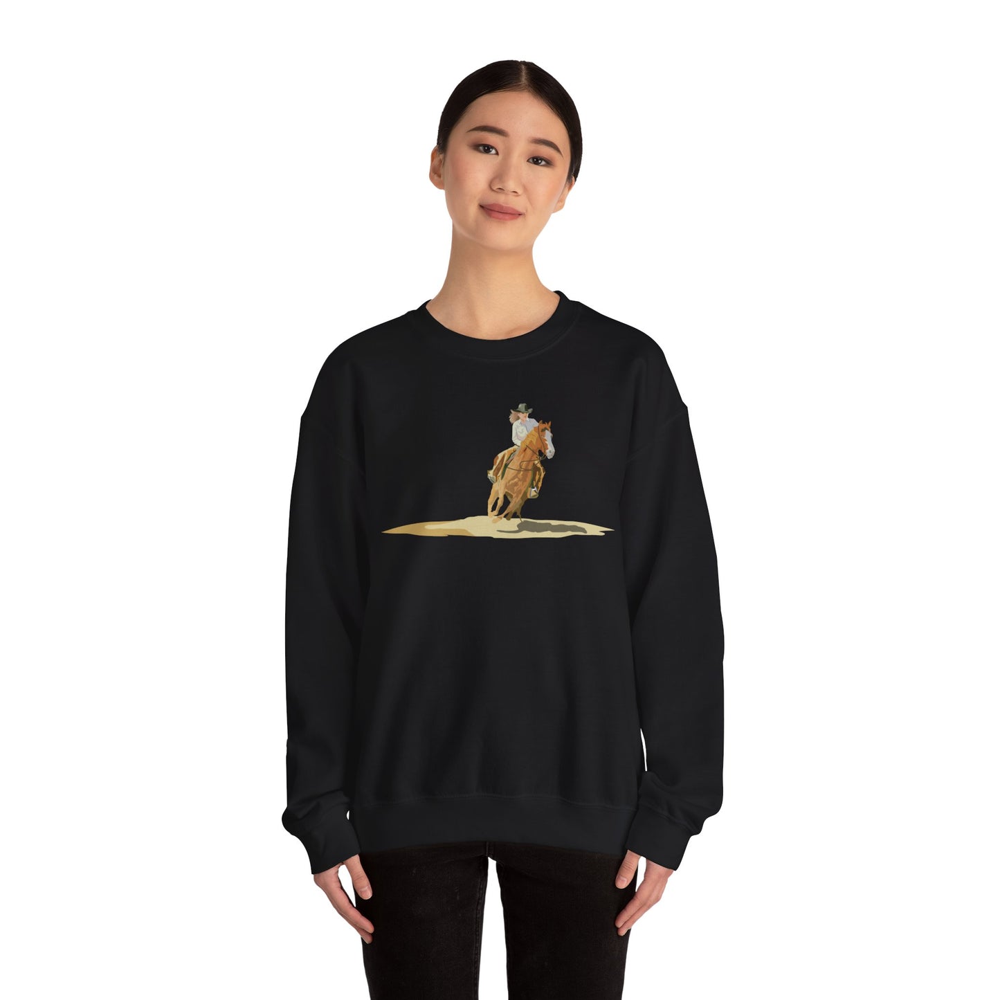 Crewneck Sweatshirt - Rodeo - Cow Girl