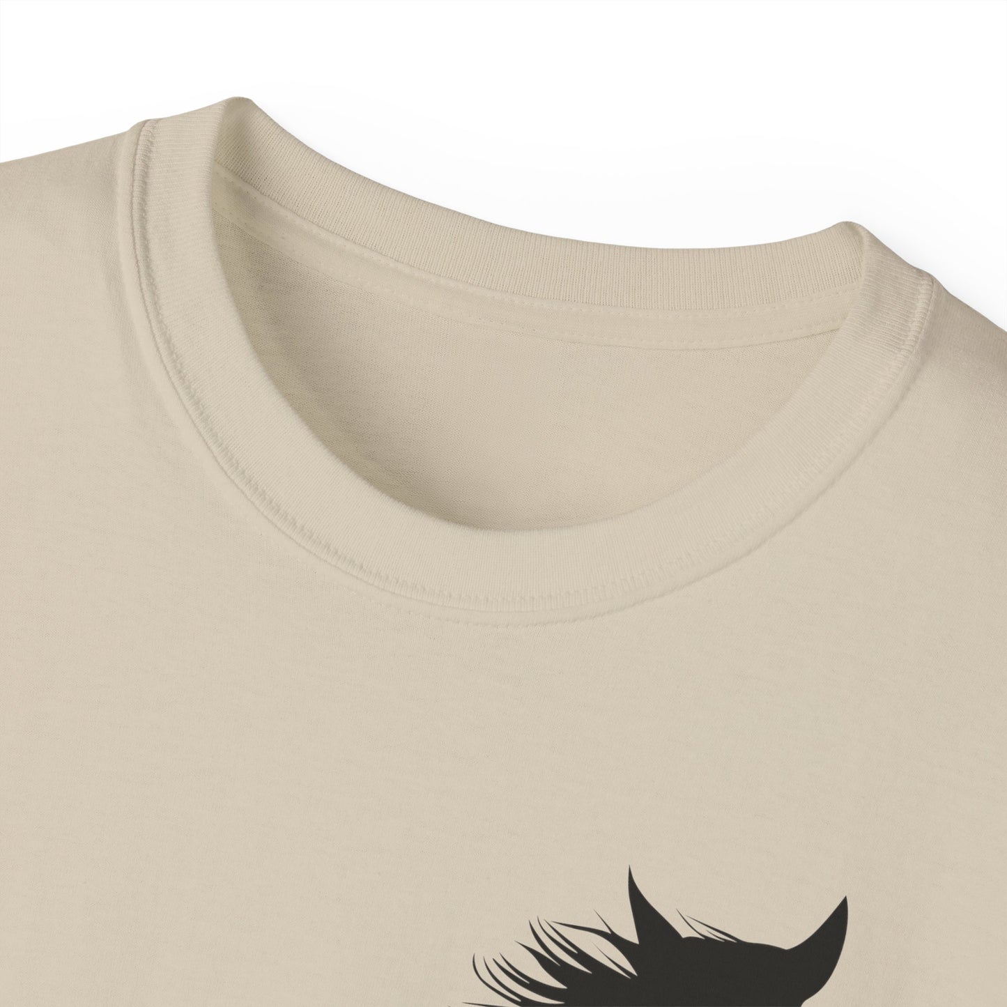 Unisex Ultra Cotton Tee - Wild Horse - Running Leaning Left X 300