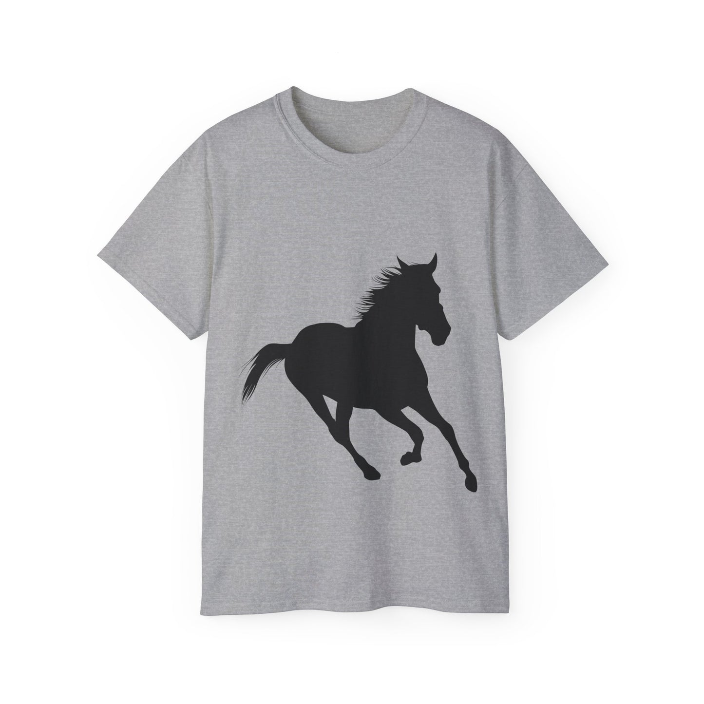 Unisex Ultra Cotton Tee - Wild Horse - Running Leaning Left X 300