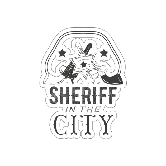 Die-cut stickers - Sheriff in the City