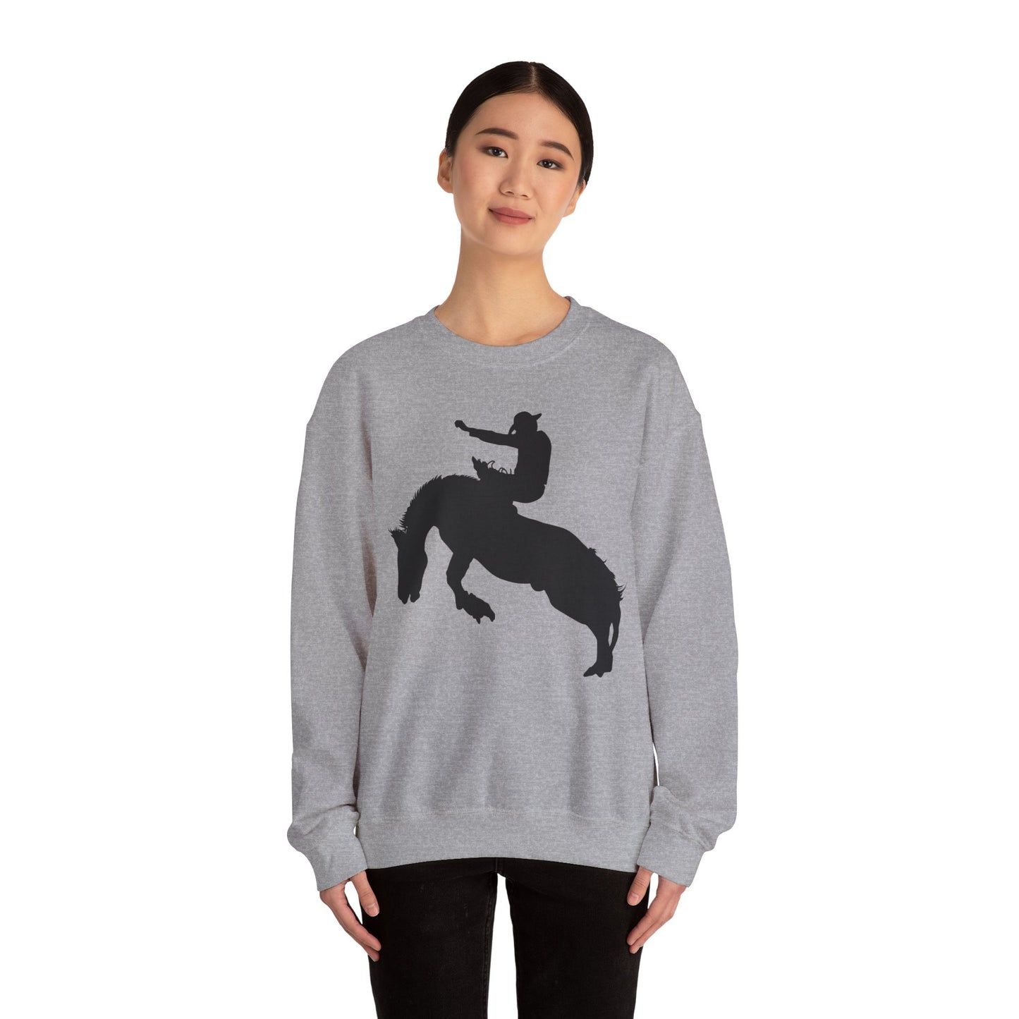 Crewneck Sweatshirt - Augusta - Rodeo - Silhouette