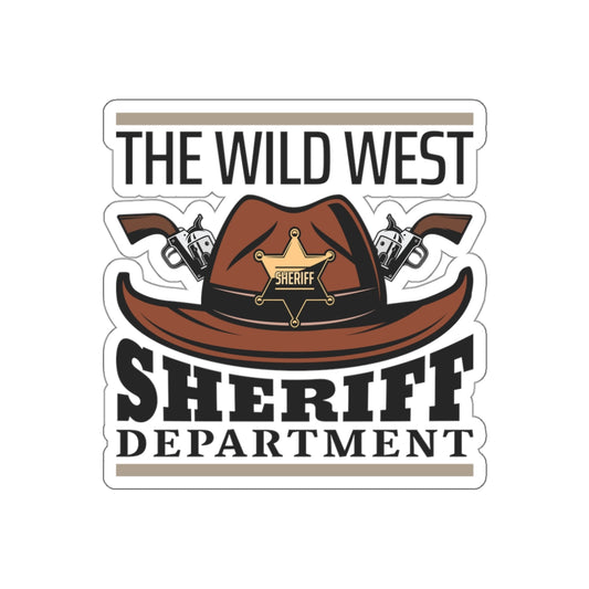 Die-cut stickers - The Wild West - Sheriff Department