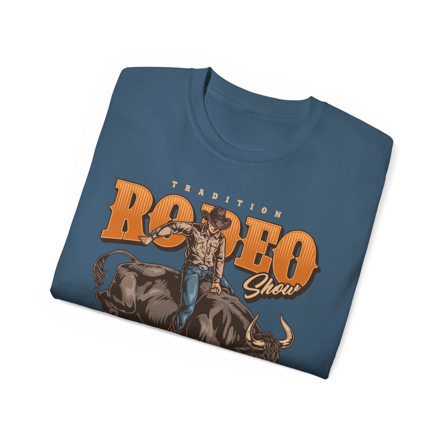 Unisex Ultra Cotton Tee - Tradition Rodeo Show - Bull Riding Events