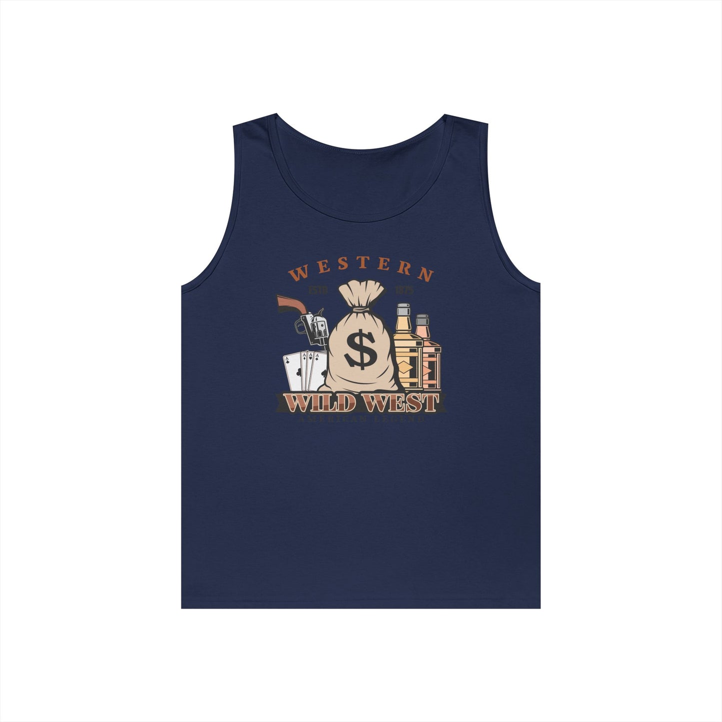 Unisex Heavy Cotton Tank Top - Western - Wild West - American Legend