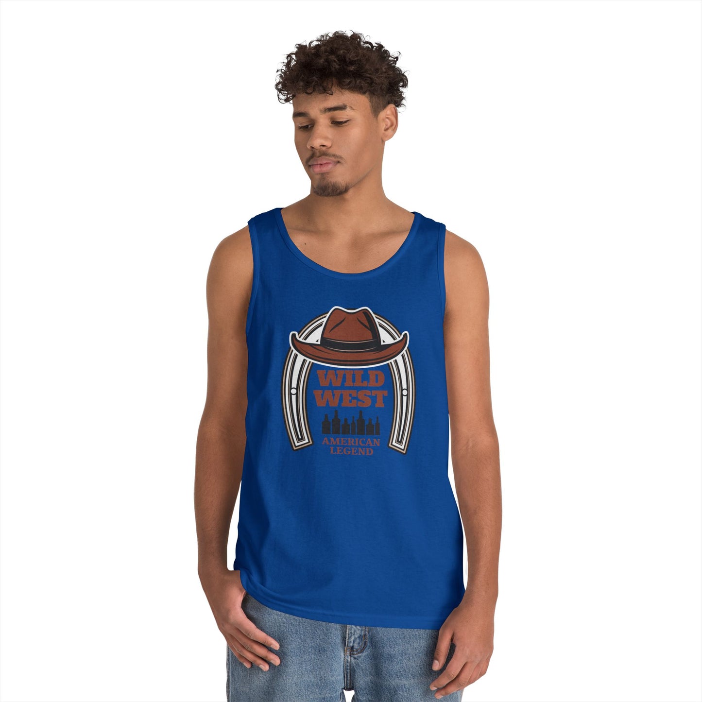 Unisex Heavy Cotton Tank Top - Wild West - American Legend